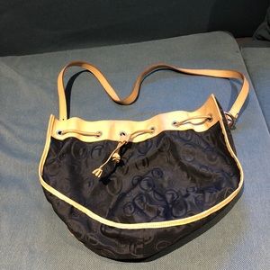 Trussardi Beige and Black Bag, like new